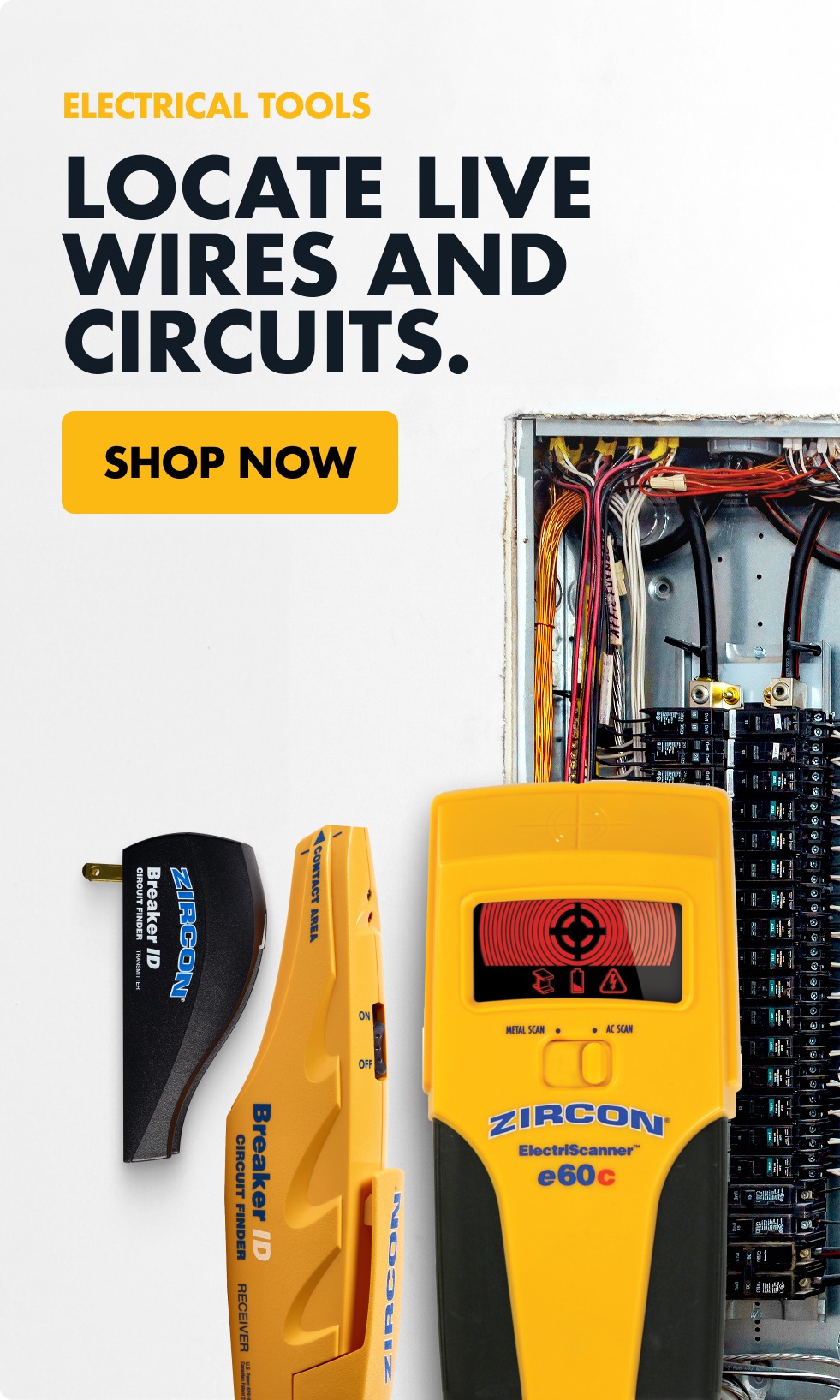Electrical tools: locate live wires and circuits. Shop now